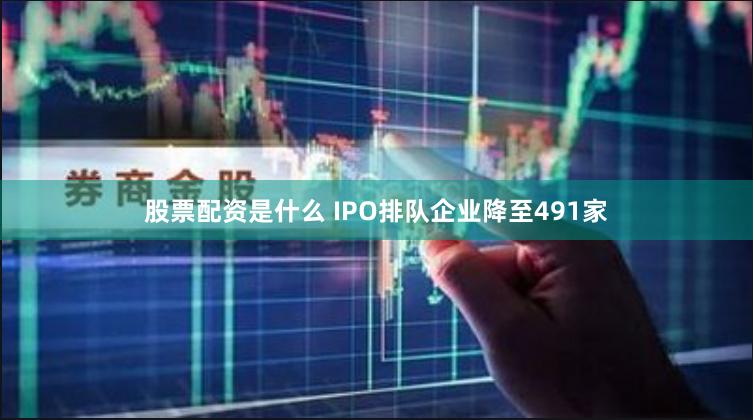 股票配资是什么 IPO排队企业降至491家